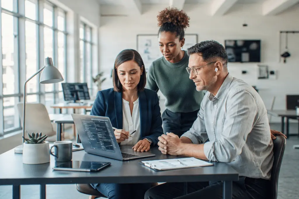 LevelUp Networks managed IT support team in London